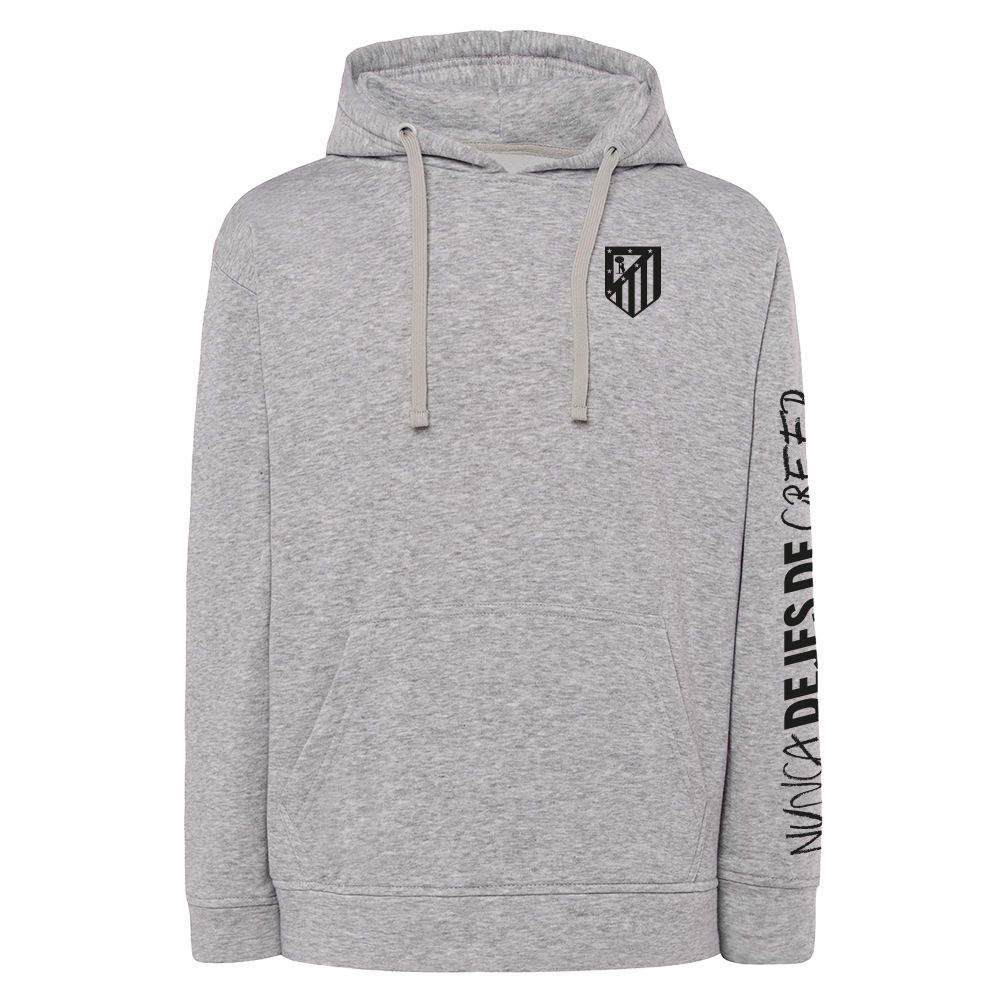 SUDADERA NIÑO NUNCA DEJES DE CREER GRIS image number null